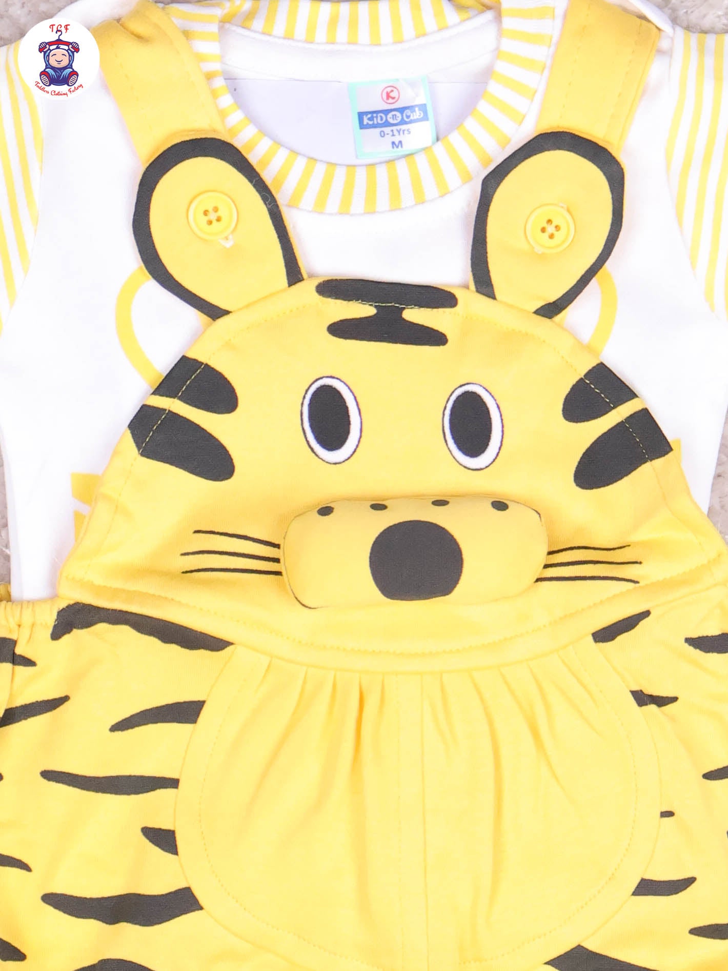 Yellow & White - Cat Jumpsuits
