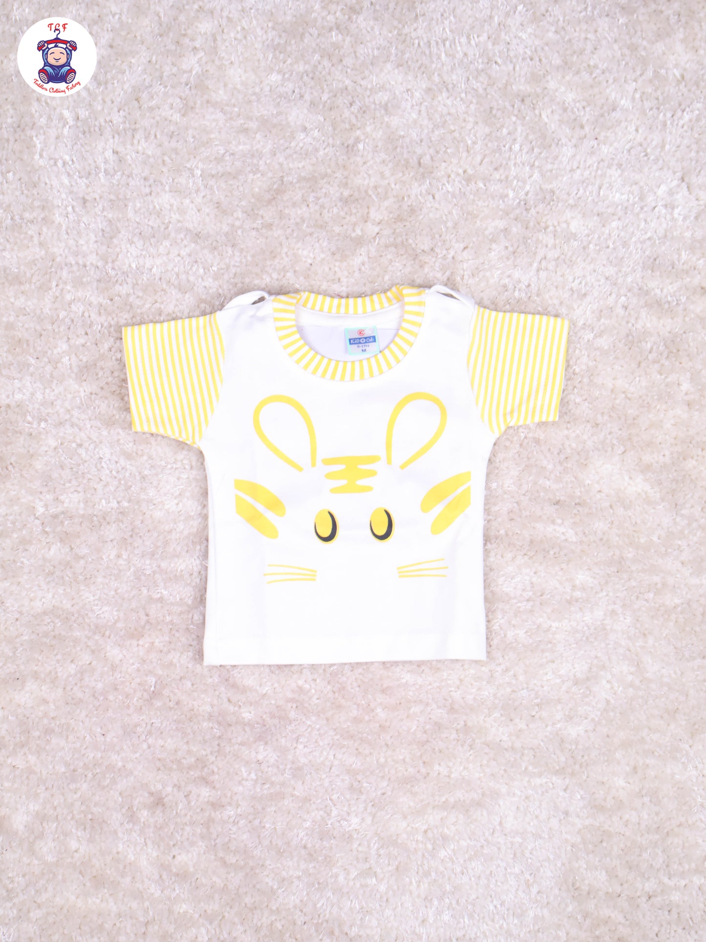Yellow & White - Cat Jumpsuits