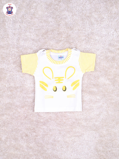Yellow & White - Cat Jumpsuits