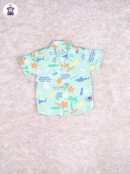Light Green - Shirts & Shorts
