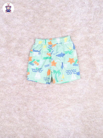 Light Green - Shirts & Shorts
