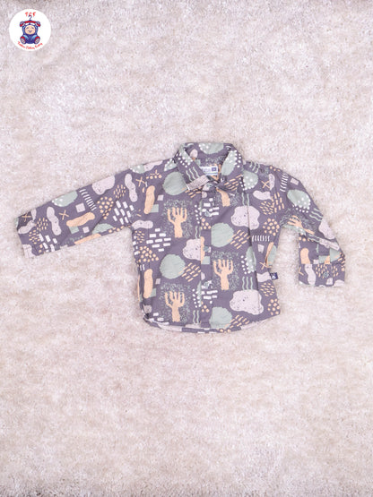 Light Green & Grey - Shirt & Pant