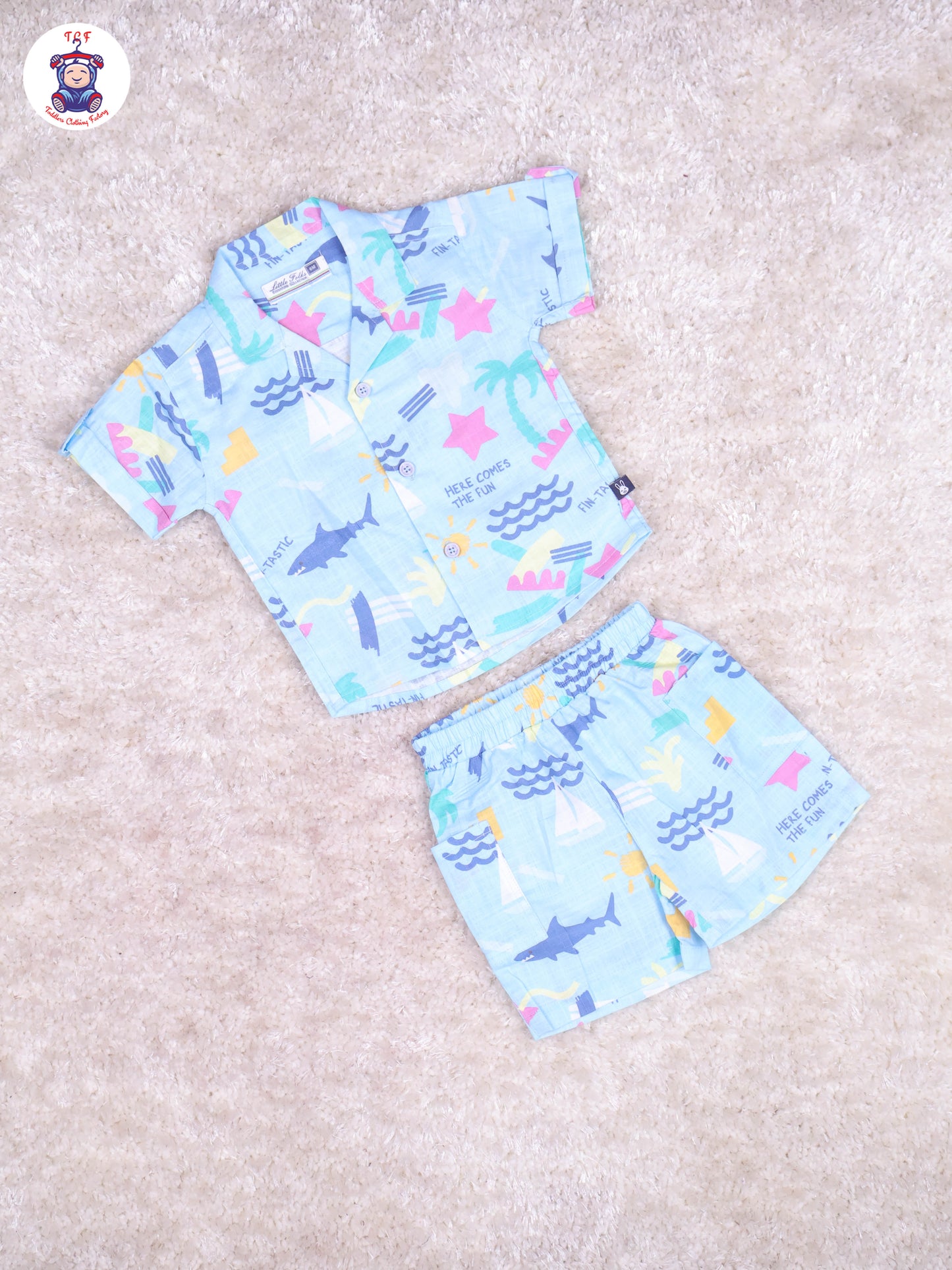 Light Blue - Shirts & Shorts