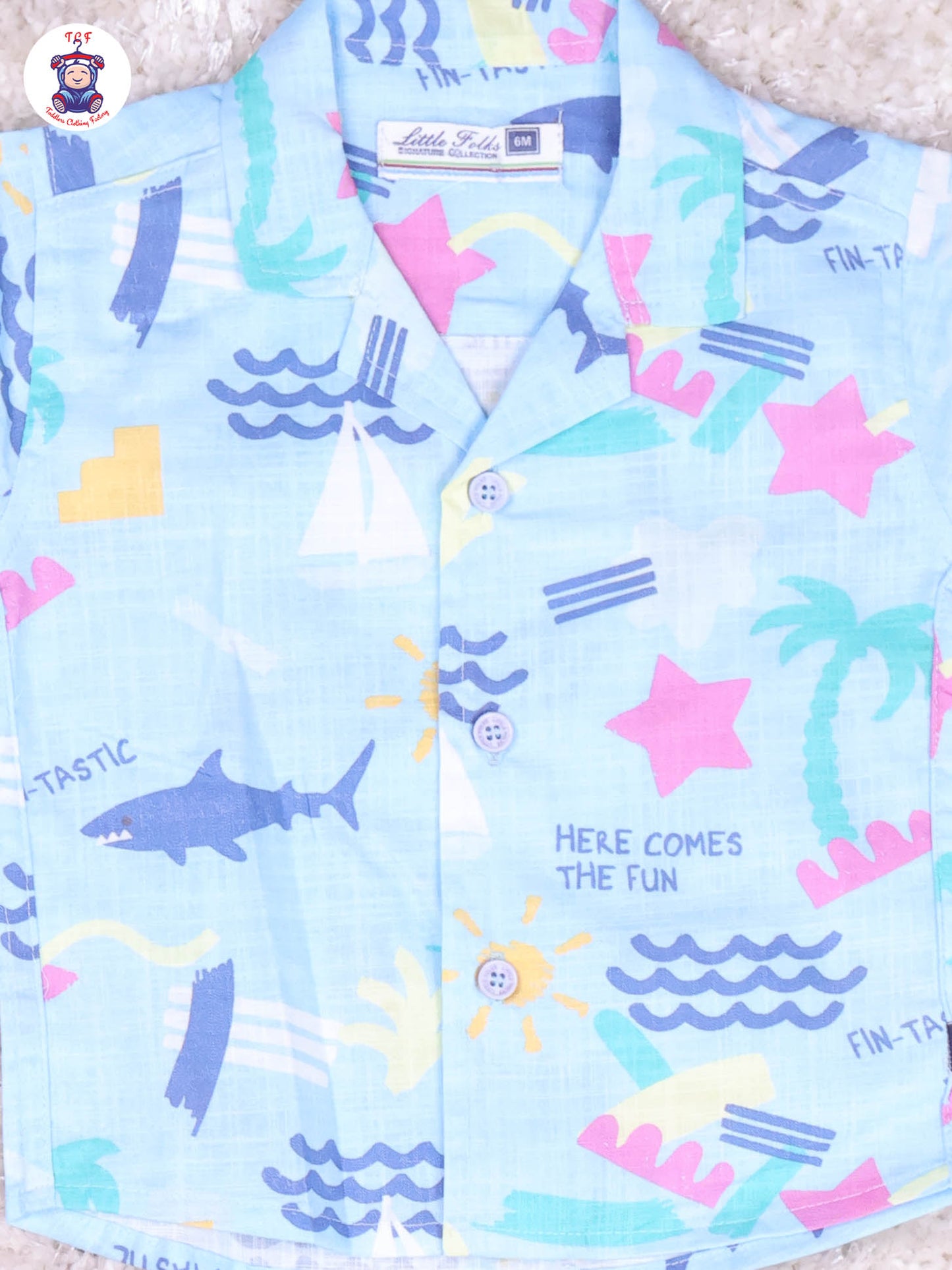 Light Blue - Shirts & Shorts