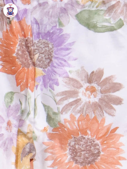 White - Flower Girls Night Wear