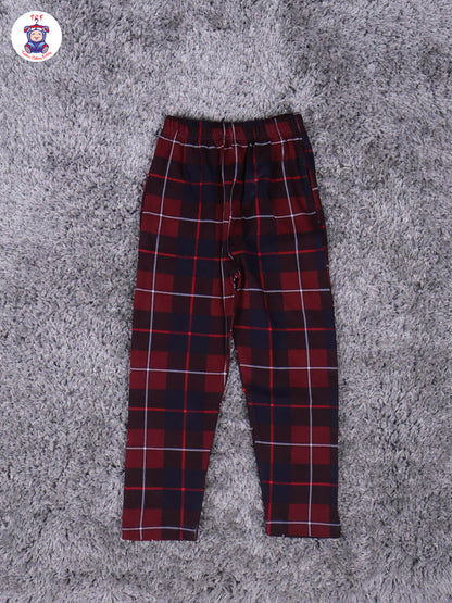 Red & Black - Boys Night Wear