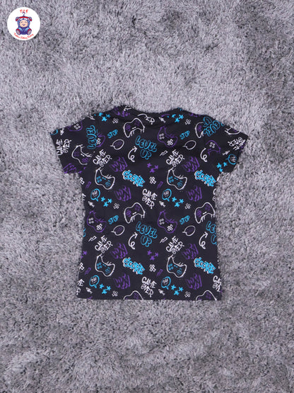 Black - Boys Night Wear