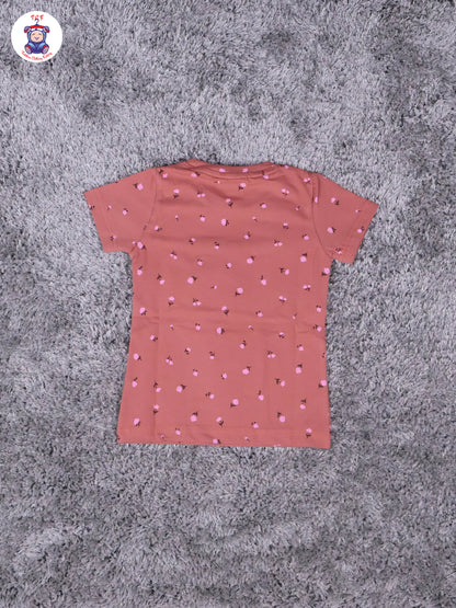 Peach - Rose Girls Night Wear
