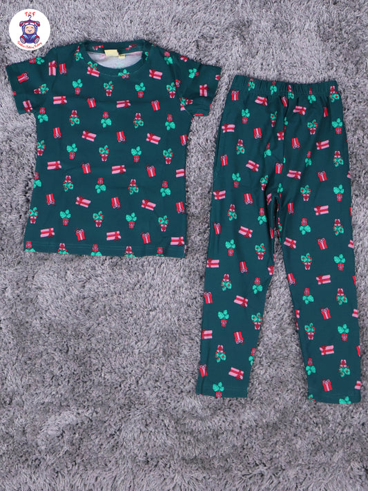 Green - Gift Girls Night Wear