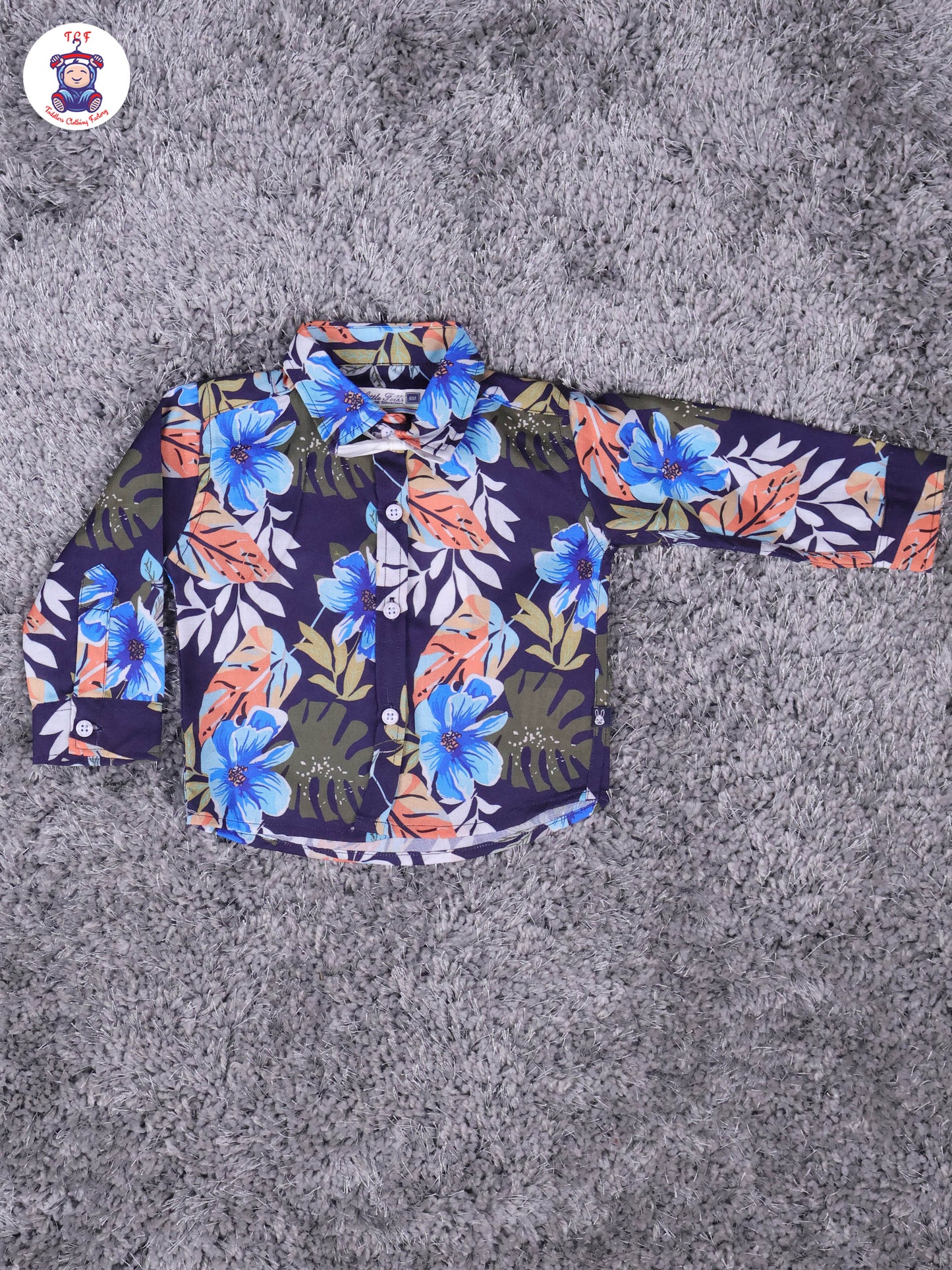 Light Green & Peacock - Printed Full Hand Shirt & Pant