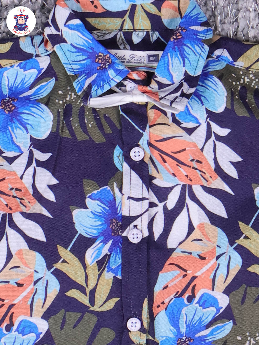 Light Green & Peacock - Printed Full Hand Shirt & Pant