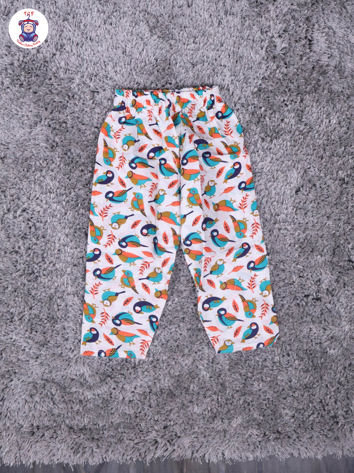 Teal Green & Navy Blue - Parrot Boys Readymade Cotton Shirts & Pant