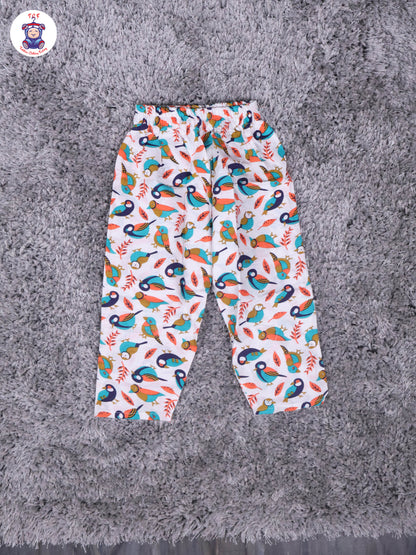 Teal Green & Navy Blue - Parrot Boys Readymade Cotton Shirts & Pant