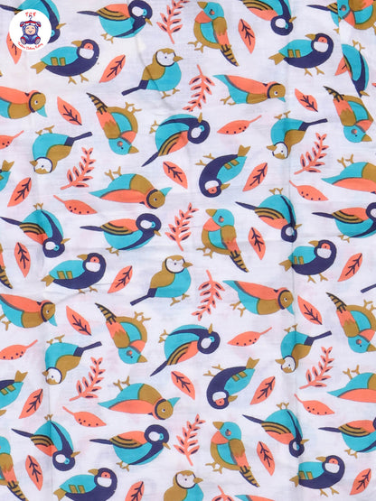Teal Green & Navy Blue - Parrot Boys Readymade Cotton Shirts & Pant