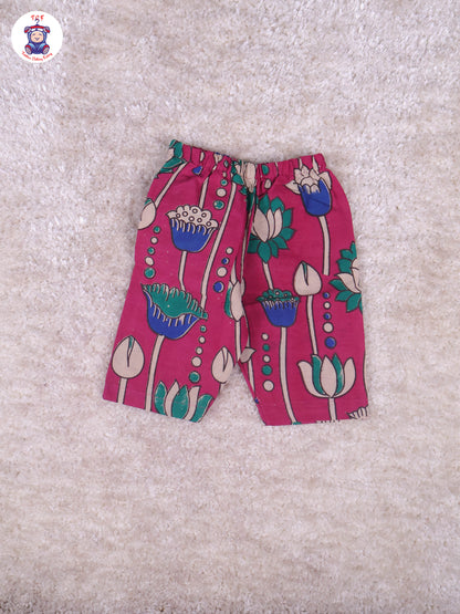 Majentha & Blue - Floral Printed Kalamkari Co-ords Sets