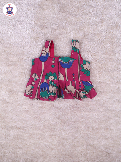 Majentha & Blue - Floral Printed Kalamkari Co-ords Sets