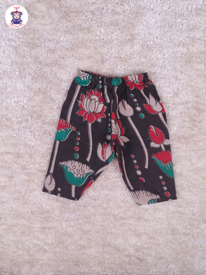 Light Brown & Green - Floral Printed Kalamkari Co-ords Sets