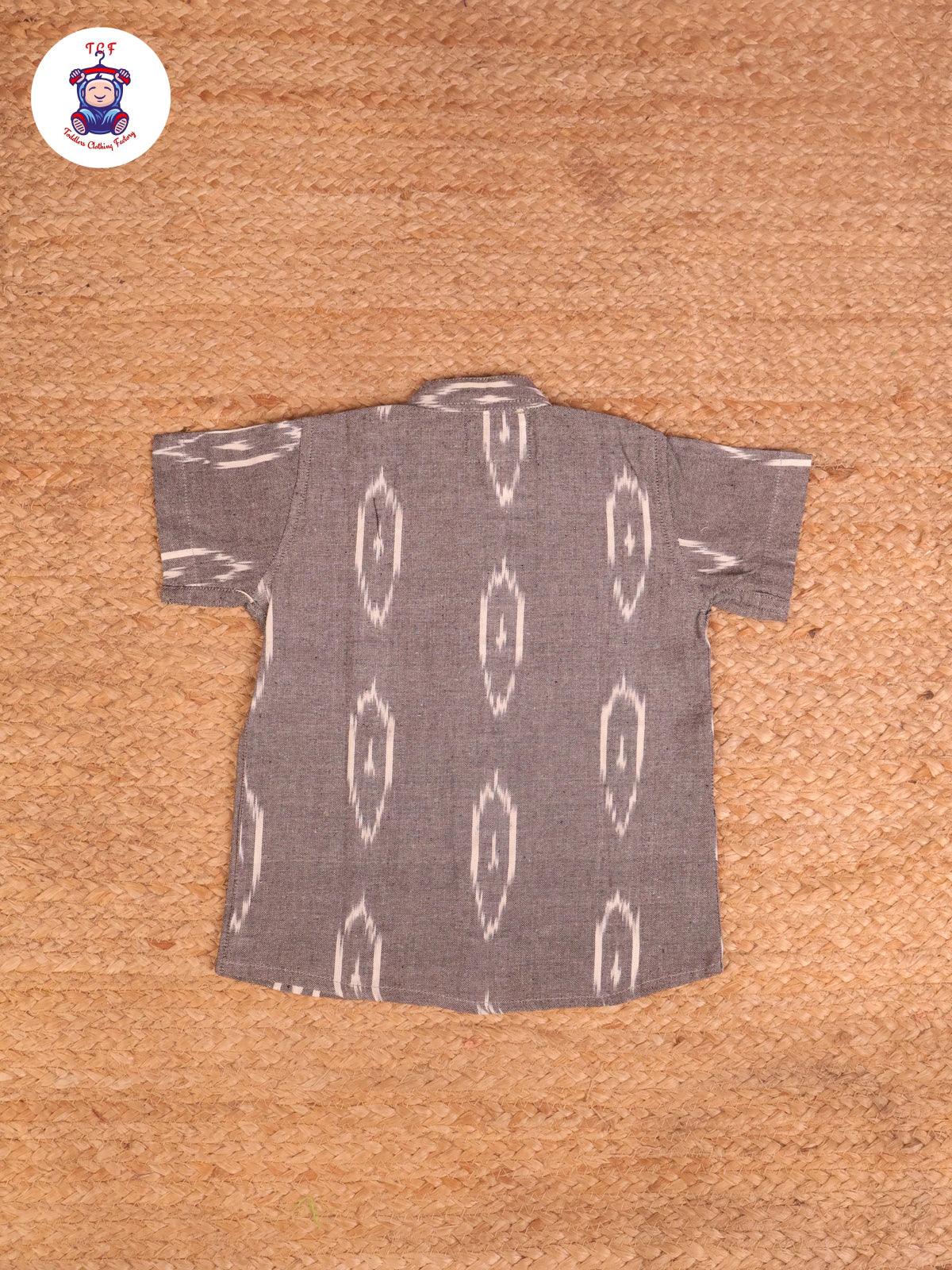 Grey Big - Boys Readymade Ikat Shirts