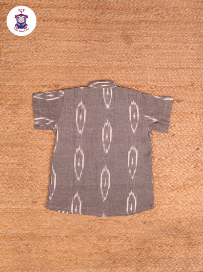 Grey Big - Boys Readymade Ikat Shirts
