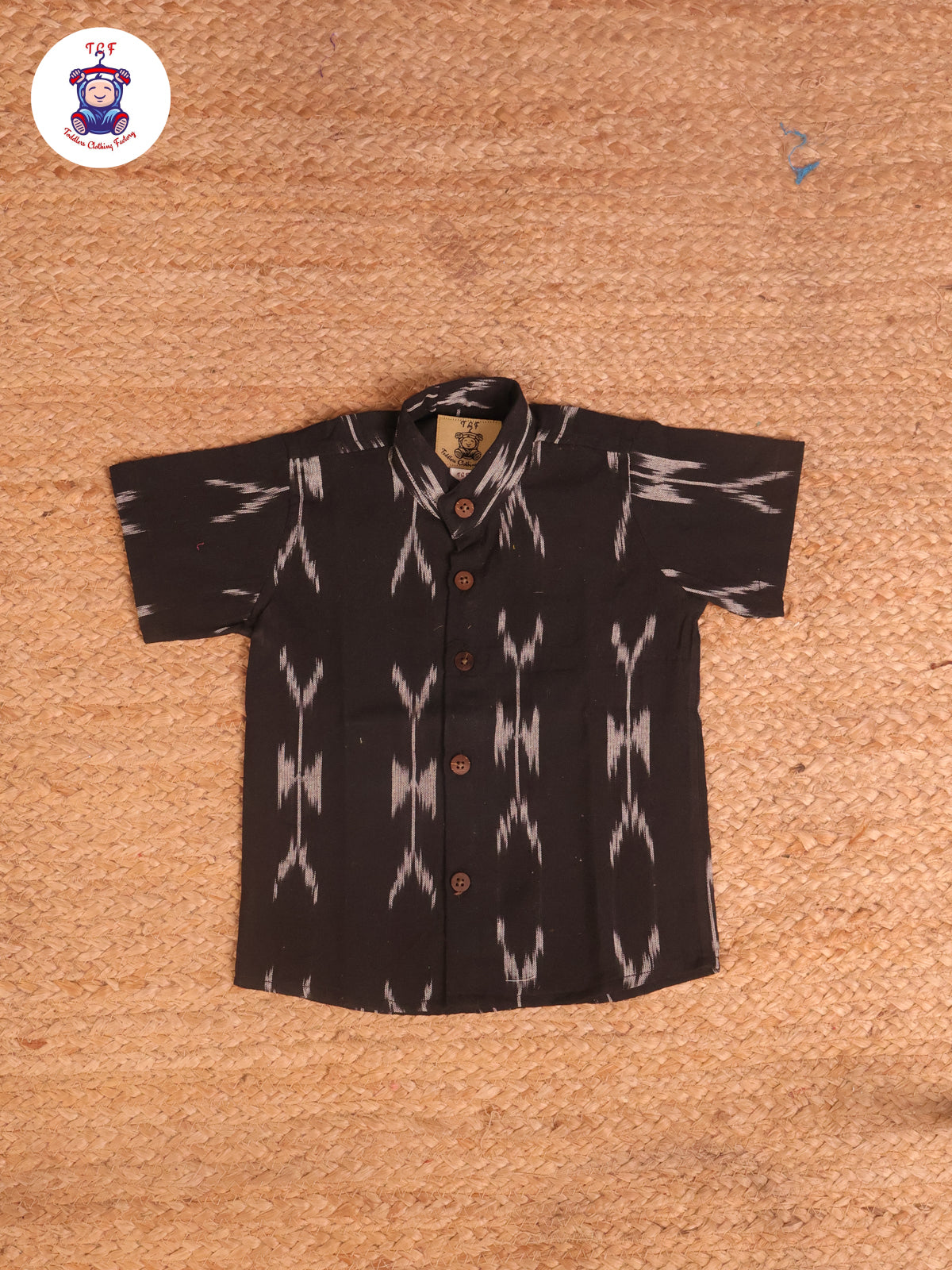 Black Big - Boys Readymade Ikat Shirts