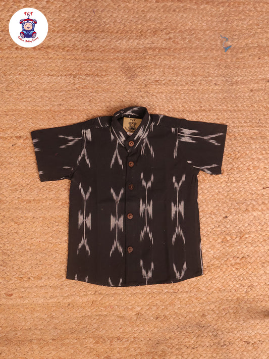 Black Big - Boys Readymade Ikat Shirts