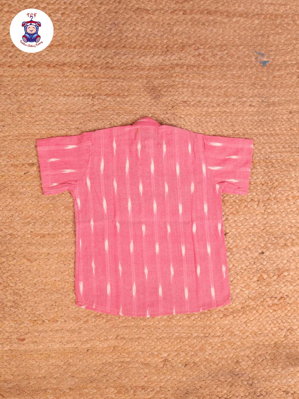 Pink Small - Boys Readymade Ikat Shirts