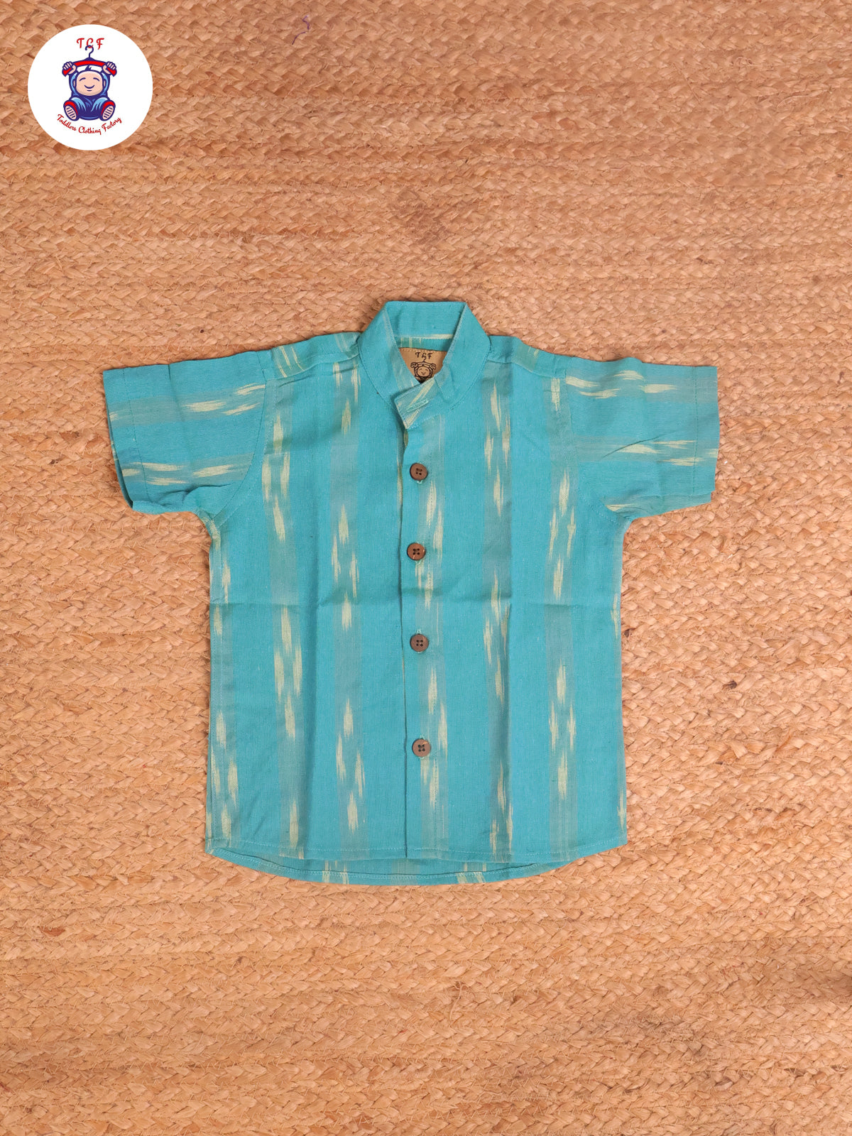 Blue - Boys Readymade Ikat Shirts
