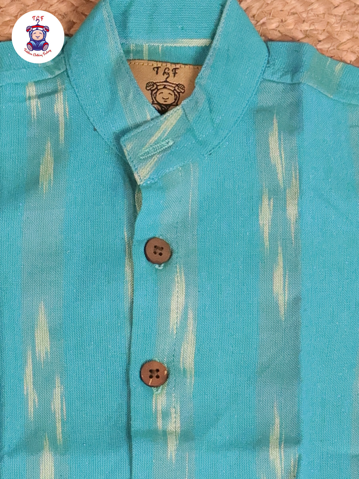 Blue - Boys Readymade Ikat Shirts