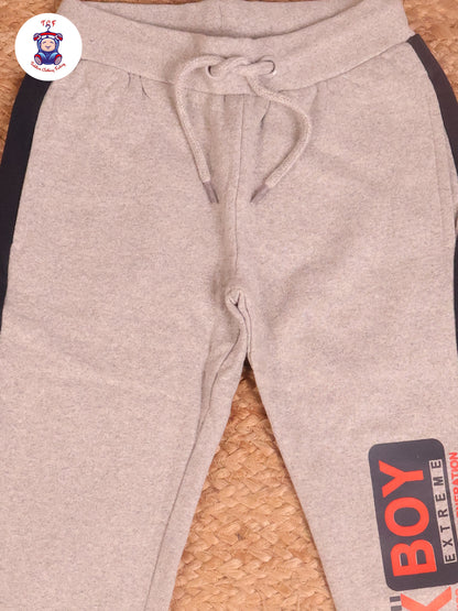 Grey & Navy Blue - Boys Readymade Joggers