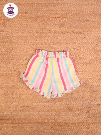 Striped - Girls Readymade Shorts