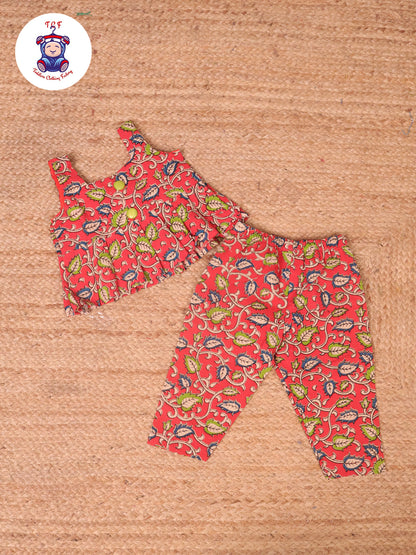 Red - Kalamkari Co-ords Sets