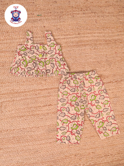 Cream Small - Kalamkari Co-ords Sets
