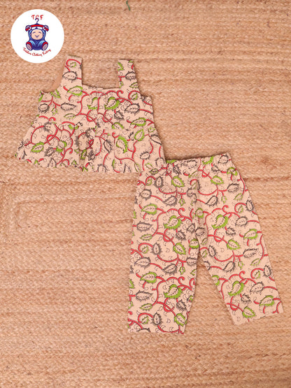 Cream Small - Kalamkari Co-ords Sets