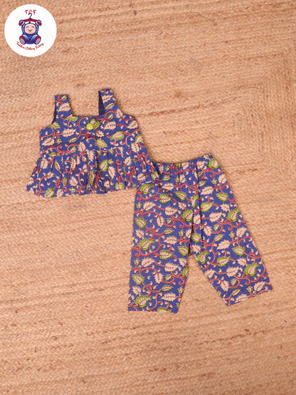 Ink Blue Big - Kalamkari Co-ords Sets