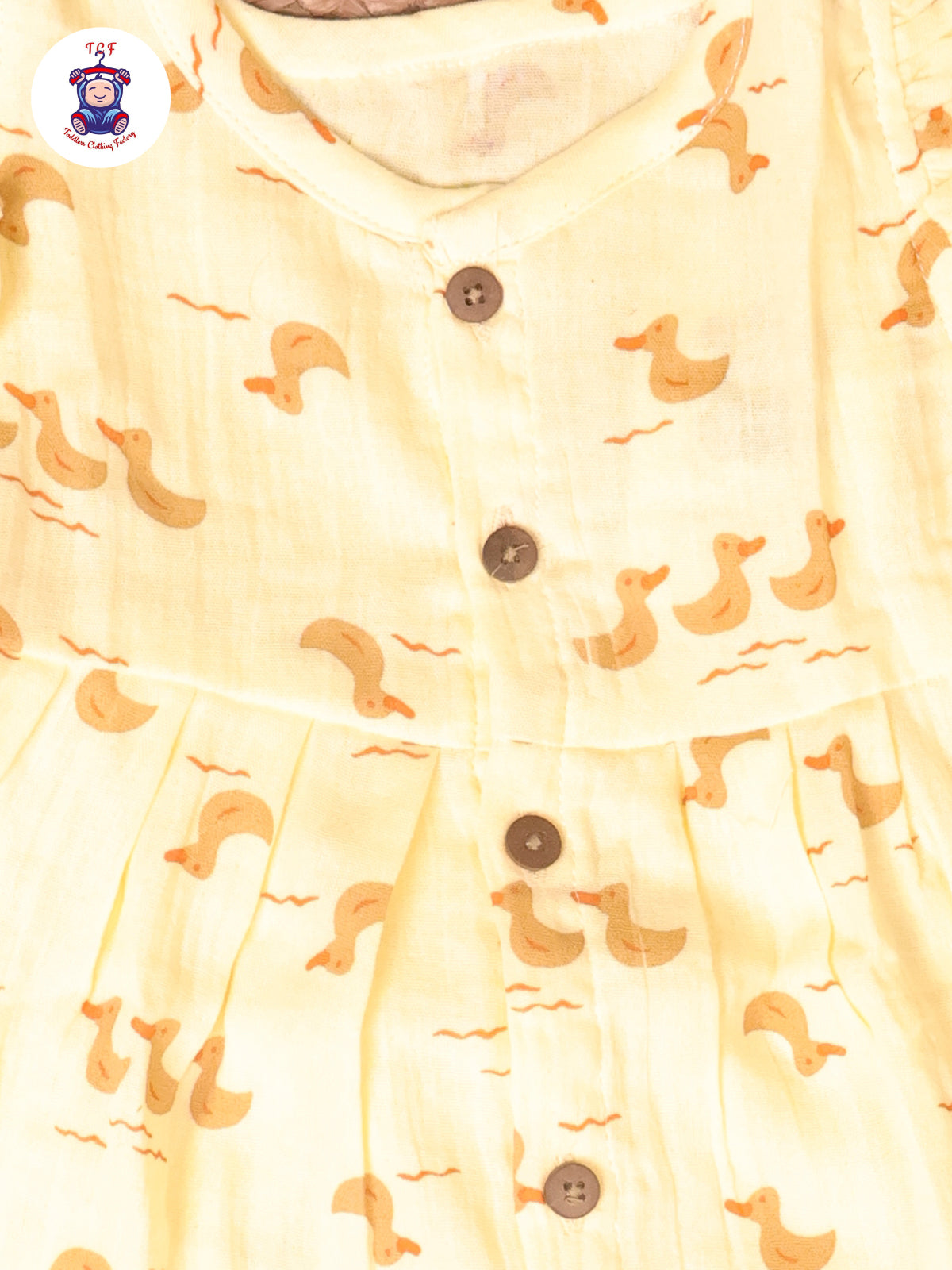 Yellow Duck - Girls Muslin Frocks