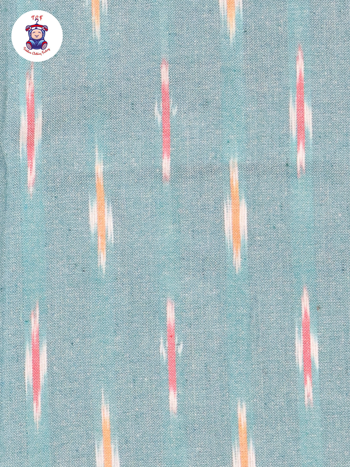 Turquoise Blue -  Boys Readymade Ikat Shirts