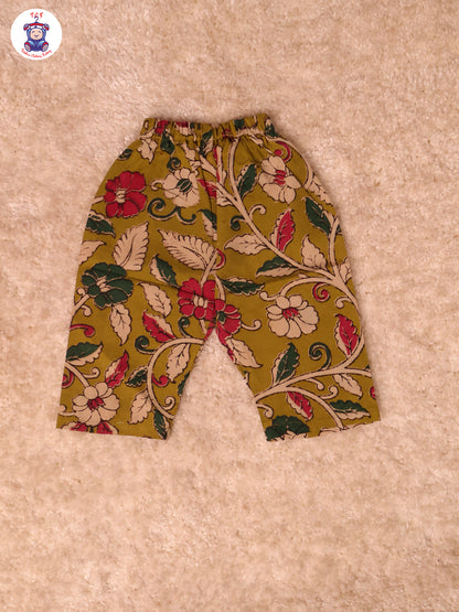 Light Green Floral Printed - Kalamkari Co-ords Sets