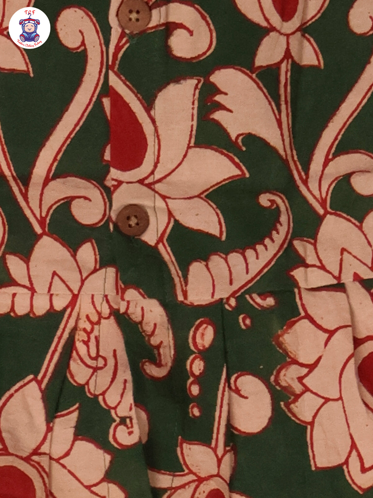 Bottle Green Floral Printed - Kalamkari Co-ords Sets