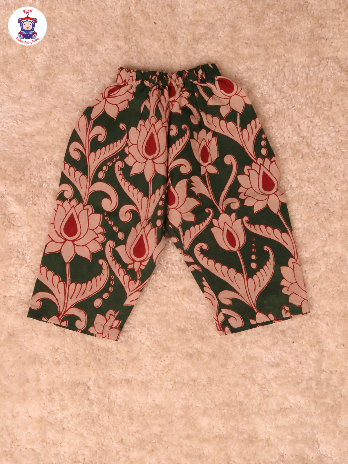 Bottle Green Floral Printed - Kalamkari Co-ords Sets