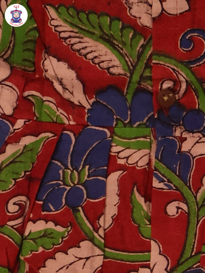 Maroon Floral Printed - Kalamkari Co-ords Sets