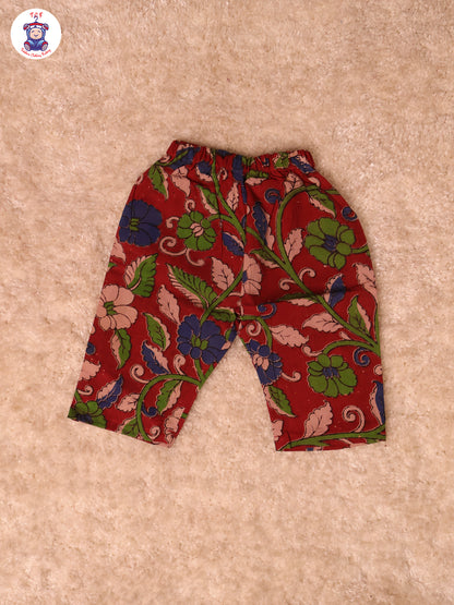 Maroon Floral Printed - Kalamkari Co-ords Sets