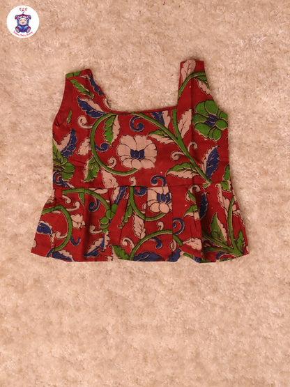Maroon Floral Printed - Kalamkari Co-ords Sets