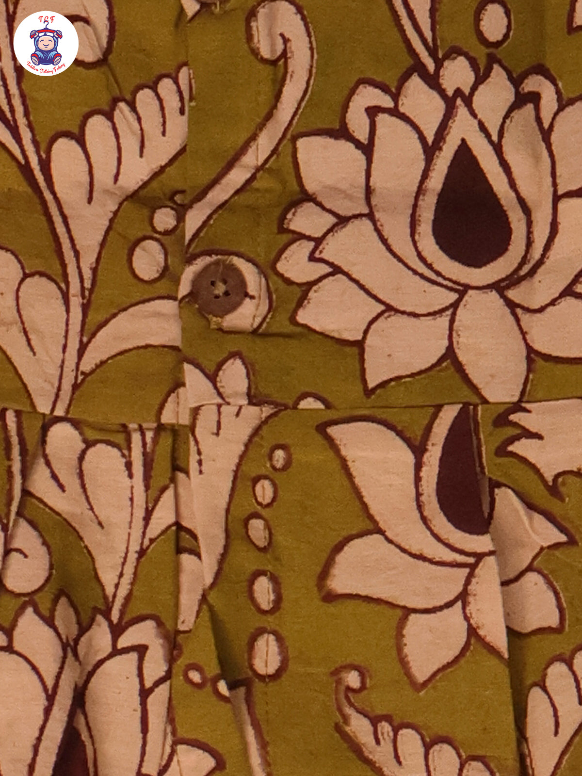 Leaf Green Floral Printed - Kalamkari Co-ords Sets