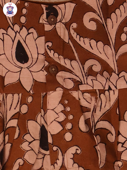 Brown Floral Printed - Kalamkari Co-ords Sets