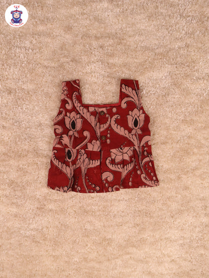 Maroon Big Floral - Kalamkari Co-ords Sets