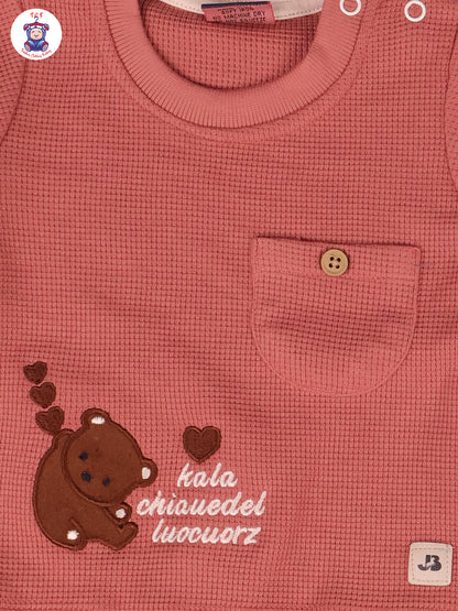 Onion Pink - Teddy Bear T-Shirts With Shorts