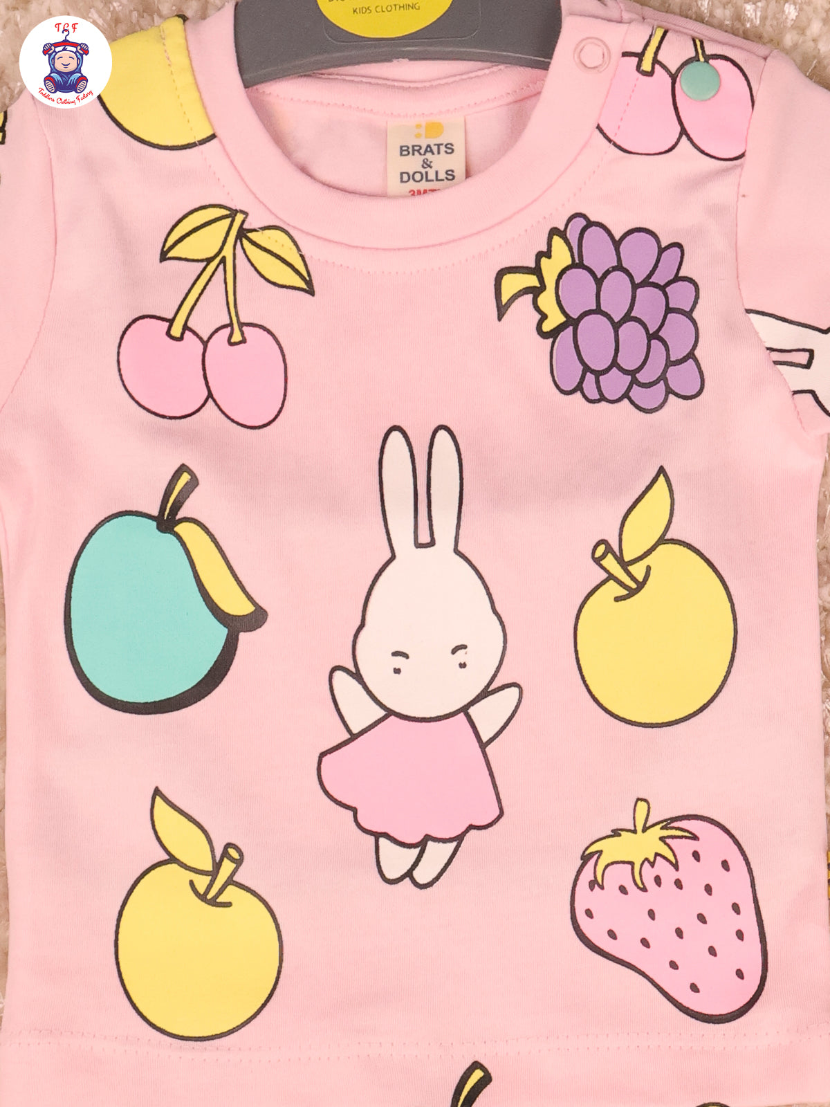 Baby Pink Fruits - Girls T-Shirts & Shorts