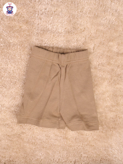 Brown Hoodie & T-Shirts With Shorts