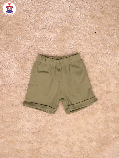 Light Green Collor T-Shirts With Shorts