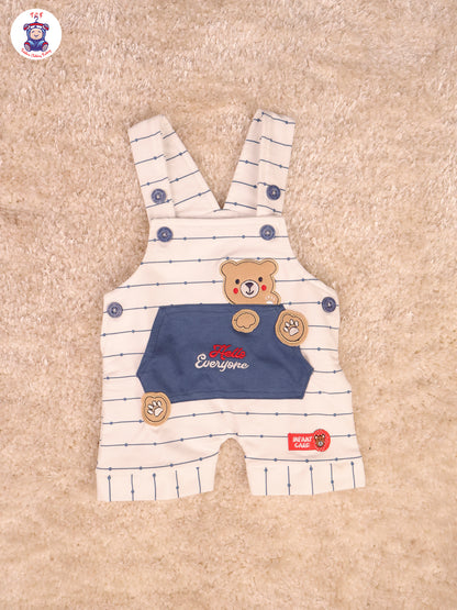 Blue & White - Hello Everyone Jumpsuits